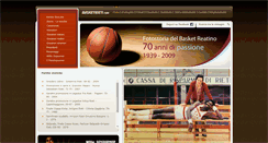 Desktop Screenshot of basketrieti.com